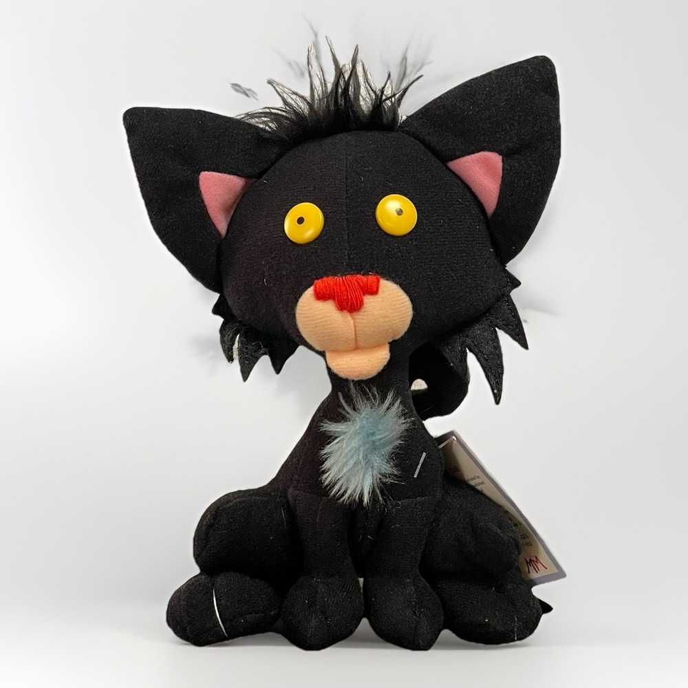 Bad Kitty Plush Doll Black Cat Stuffed Animal Merry Makers 7" w/ Tag Nick Bruel